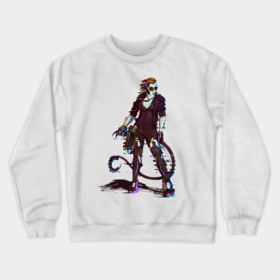 cyberpunk catwoman Crewneck Sweatshirt